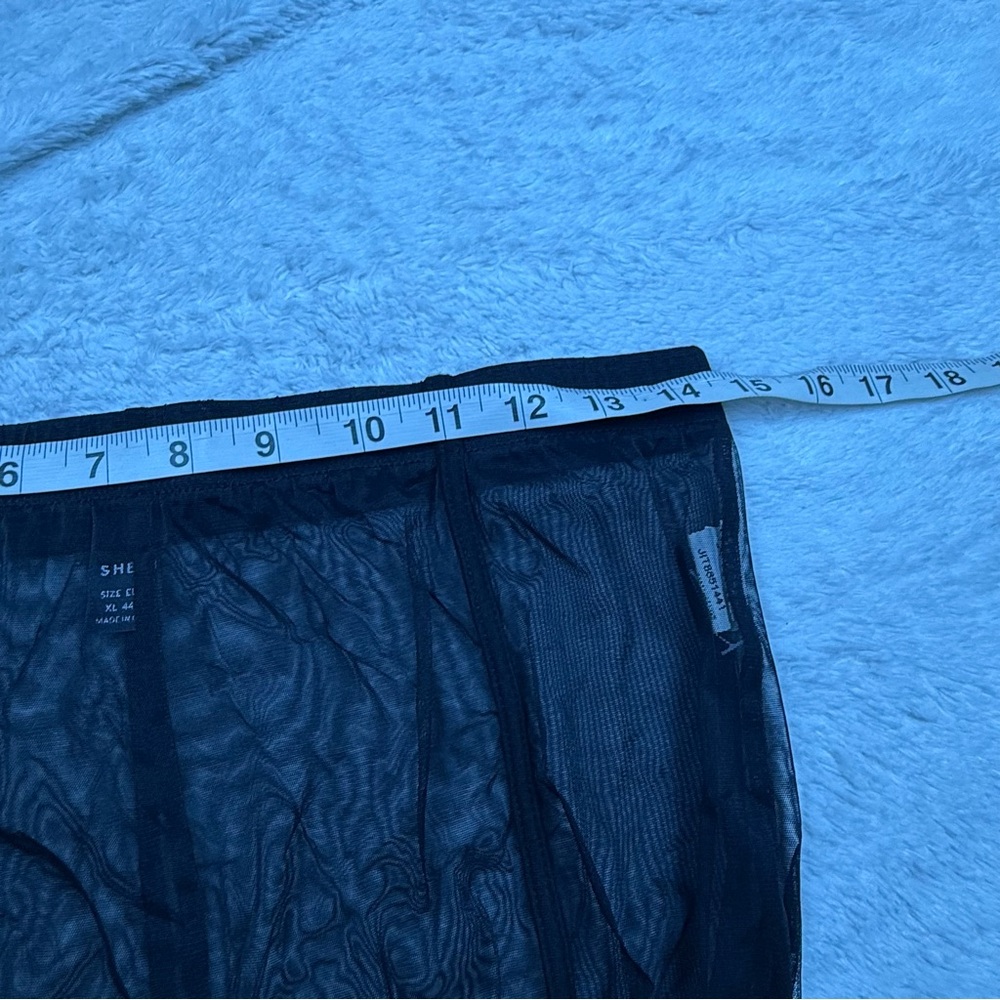SHEIN Black Mesh Pants - Picture 4 of 4